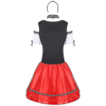Miniatyrbillede 2 af 5: Karneval Oktoberfest Dirndl kostume Tyskland Beer Maid Tavern Wench Servitrice Outfit Halloween Fancy