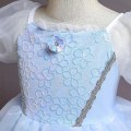 Miniatyrbillede 3 af 5: Prinsessekjole Børn Piger Askepot Elegant Prinsesse Tulle Tutu-kjole Fødselsdagsfest Cosplay-kostume 120cm