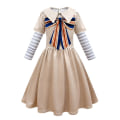 Miniatyrbilde 1 av 3: M3gan Cosplay Kostymklänningar Barn Flickor Ai Doll Machine Megan W 120cm