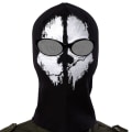 Pikkukuva 4 / 4: Ghost Mask - Balaclava Motorcycle Paintball One Size Color Black