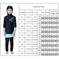 Pikkukuva 2 / 9: Lasten tyttöjen Burkini-uimahousut, jotka kattavat peittävän kylvyn Grey 90cm