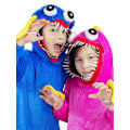 Pikkukuva 4 / 4: Poppy Playtime Huggy Wuggy Pyjamasetti Cosplay-asu Bodysuit Pink M