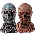 Miniatyrbild 1 av 2: Vecna ​​Stranger Things Mask Cosplay Skräck Devil Helansiktshjälm Latexmasker Halloween Carnival Party rekvisita vecna mask 1 led