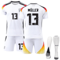 Miniatyrbillede 1 af 2: Mub- EM 2024 Tyskland hjemmebanetrøje til fodbold 13 MULLER 13 MULLER XS