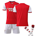 Miniatyrbillede 1 af 2: Arsenal Hjem Børn Mænd Fodboldsæt Fodboldtrøje Træningstrøjedragt 21/22 Aubameyang / Simth / Saka / Pepe Unnumbered adults 2XL(185-190CM)