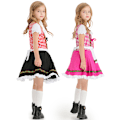 Pikkukuva 4 / 11: Tyska Oktoberfest-dräkt för flickor Dirndl-klänningar Black M