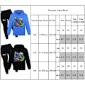 Miniatyrbild 2 av 3: Pojkar Flickor Rainbow Friends Printed Hoodie Träningsbyxor & Byxor Set black 150cm