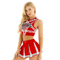 Pikkukuva 1 / 2: Cheerleading univormut koripallo jalkapallo univormut-1_a RED xs