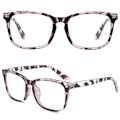 Pikkukuva 6 / 11: Datorglasögon Anti Blue Light Filter UV Block Glasögon Unisex Red 3 Pack
