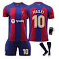 Miniatyrbillede 1 af 2: 23-24 ny Barcelona nr. 9 Lewandowski nr. 10 Messi trøjedragt NO.10 MESSI 18