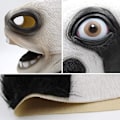 Miniatyrbillede 2 af 5: Halloween Kostym Fest Ko Djurhuvud Latexmaske