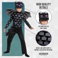 Miniatyrbilde 3 av 6: Minecraft Ender Dragon-kostyme for barn, videospillinspirert karakterantrekk S