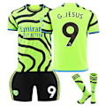 Miniatyrbild 1 av 2: 2324 Arsenal borta grön tröja set med strumpor No.9 G.JESUS No.9 G.JESUS XXL