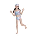 Miniatyrbild 5 av 6: sjöjungfru dräkt baddräkt bikini barn flicka rosa 120