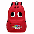 Pikkukuva 2 / 4: Rainbow Friends -reppukoulu, matkareppu Red