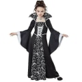 Miniatyrbillede 1 af 5: Barn Piger Performance Vampyr Kostume Halloween Hexe Kostumer hvid white 140cm