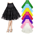 Pikkukuva 1 / 5: 26" Retro alushame / 50s Swing Vintage alushame / Rockabilly Tutu / Fancy verkkohame CNMR Blue Small-Medium 6-14