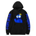 Miniatyrbilde 4 av 4: Roblox Rainbow Friends Hoodie Pullover Rainbow Friends Hoodie med trykt Varme klær Hvit 5 CNMR XS