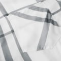 Miniatyrbild 4 av 4: Damskjorta Stripe Rutig ångärmad Top apel Casual Blus white L