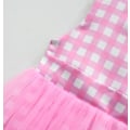 Miniatyrbillede 7 af 10: Pink mesh nederdelskjoler til børn med gratis tilbehør Style 2 100CM