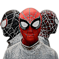 Miniatyrbild 4 av 5: Spiderman Mask Huvudbonader Spider Man Cosplay Scenrekvisita Tack!！ Spider Man3 Black-2