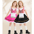 Pikkukuva 7 / 10: Tyska Oktoberfest-dräkt för flickor Dirndl-klänningar Pink XS
