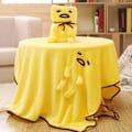 Miniatyrbillede 5 af 5: Anime Gudetama Cosplay Lazy Egg Plys tæppe (100 X 80 cm)