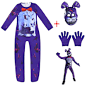 Pikkukuva 1 / 3: Lasten juhlavaatteet Five Nights Freddy Bear Cosplay-asu ja naamio Pojat Tytöt Bodysuit Halloween Fancy Haalarit Z 5 160