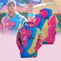 Miniatyrbillede 1 af 3: Barbie Movie Hættetrøje Kostume Voksen Hættetrøjer Sweatshirtjakke 4XL