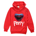Miniatyrbilde 1 av 3: Kid Poppy Playtime Huggy Wuggy Casual hettegenser Langermet genser red 170cm