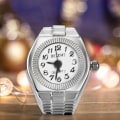 Miniatyrbilde 3 av 5: Finger Ring Watch Shape Stretchy Unisex Pointer Round Dial Quartz
