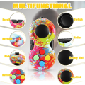 Pikkukuva 3 / 5: 2 kappaletta Fidget Pad Sensory Fidgets Controller Pad -kädessä pidettävä Fidge