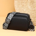 Miniatyrbillede 4 af 4: 1 stk. Dame crossbody tasker - Læder håndtasker og skuldertasker w
