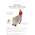 Miniatyrbillede 5 af 5: Dobbelt Barnevogns Myggenet, Tandem Barnevogns Net, Baby Net, Dobbelt St
