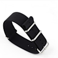 Miniatyrbild 2 av 3: 1 st armband nylonband 18 mm Svart