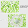 Miniatyrbilde 4 av 5: 2-delt superfint fibermopp rundt hode erstatning universal mopp