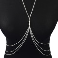 Miniatyrbild 2 av 5: Sexig kroppskedja sele bodychain för kvinnor mage midja bikini kedja kvinnlig body smycken flickor mode boho strand smycken