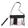 Pikkukuva 1 / 5: Läpinäkyvä crossbody-laukku, stadionhyväksytty PU-nahkainen läpinäkyvä konserttilaukku B