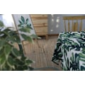 Miniatyrbild 4 av 5: Drizzle Bordsduk Växter Monstera Palm Grönt Blad Rektangulär T