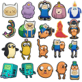 Miniatyrbillede 1 af 5: 20 stk. Adventure Time-serie Crocs-sko, søde tegneseriefigurer, blomstersko