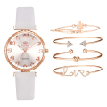 Miniatyrbild 3 av 5: Stil Fashion Damklocka set (klocka+armband) Lyx Läder B