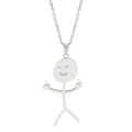 Rolig Klotterhalsband Silver Silver