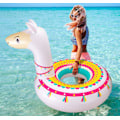 Miniatyrbild 1 av 5: Pool Float Ride On Party Toys Alpaca Uppblåsbar Simring  Wa