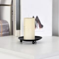 Miniatyrbild 2 av 2: 2-pack romantisk aromaterapi bordsljusstake järnbricka bas