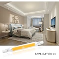 Miniatyrbillede 2 af 5: 5w R7s 78mm J78 Cob Filament LED-pære, 500 Lumen 360 Grader, 30w