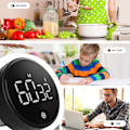 Miniatyrbillede 4 af 5: Køkken Timer, Magnetisk Digital Køkken Timer, 3 Justerbar Volum