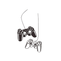 Miniatyrbild 1 av 5: Spelrum Dekor, “Dual Gamepad” Pojkrums Dekorationer för Sovrum