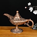 Miniatyrbillede 3 af 4: 1 stk. Simuleret Aladdin Charmerende Lampe Dekorativt Håndværk Husholdning