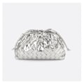 Miniatyrbillede 1 af 3: 1 stk. Pu flettet taske Satchel Cloud Mini læder clutch taske - Perfet S