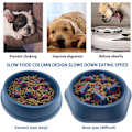 Miniatyrbillede 4 af 5: Langsom Foderhundebolle Anti-Gobble Sund Spisning Interaktiv Bloat Stop